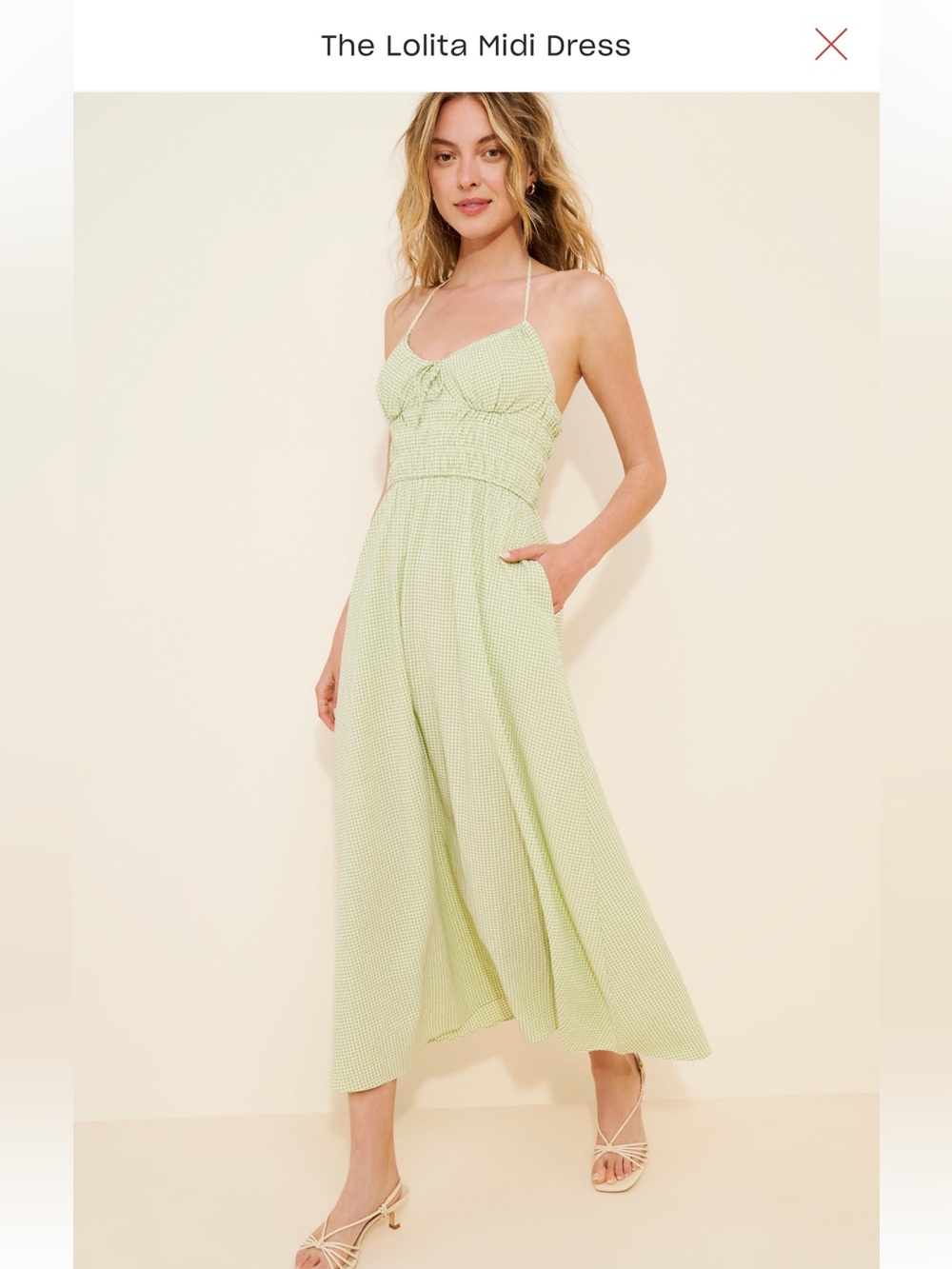 Solid & Striped Lolita Midi Dress